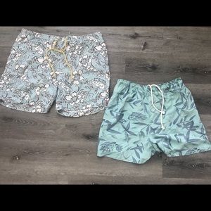 Two pairs of Tommy Bahama Relax Bathing Suits